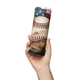 4th of July Baseball Tumbler