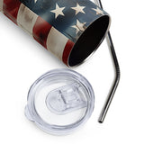 4th Of July Football Tumbler