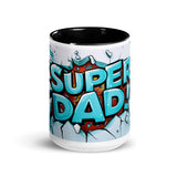 3D Graffiti Super Dad Mug