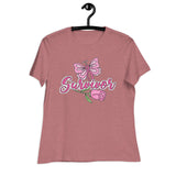 Breast Cancer Survivor Rose Women's Relaxed Tee