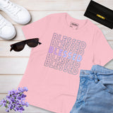 Blessed Stacked Letter Women's Relaxed Tee