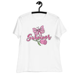 Breast Cancer Survivor Rose Women's Relaxed Tee
