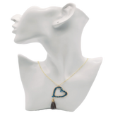 Crystal Heart Pendant Necklaces