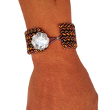 Herringbone Cuff Bracelet