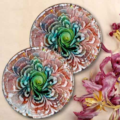 3D Flower Bloom Coasters
