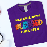 Her Children Call Her Blessed T-Shirt 1